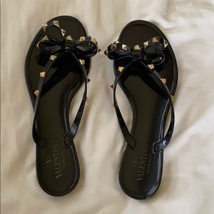 Valentino Rockstud Jelly Thong